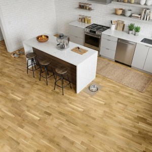PARQUET PREFINITI - Rovere Naturale Verniciato Opaco - 3 Strip - Naturale-2